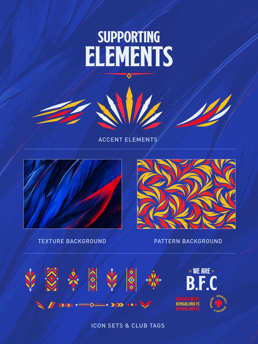 bengalurufc's tweet photo. 𝐎𝐔𝐑 𝐋𝐎𝐎𝐊. 𝐎𝐔𝐑 𝐈𝐃𝐄𝐍𝐓𝐈𝐓𝐘🔥

Presenting our visual identity for the #ISL13, which captures the spirit, energy and character of ಬೆಂಗಳೂರು 🤩 https://t.co/X47mZq6T3g
