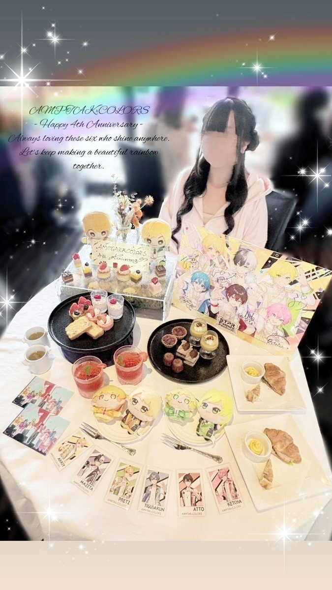 kaede_pre_016's tweet photo. ┆   ┆  ˚ ┆
┊︎   ⭐︎      ⟡
.꙳
     
𝐴𝑀𝑃𝑇𝐴𝐾𝑥𝐶𝑂𝐿𝑂𝑅𝑆  ⋆*

 *.     𝐻𝑎𝑝𝑝𝑦 𝟜𝓽𝓱 𝐴𝑛𝑛𝑖𝑣𝑒𝑟𝑠𝑎𝑟𝑦

#AMPTAK4周年
#ぷりっつさん見て https://t.co/mZNrWT46Ca
