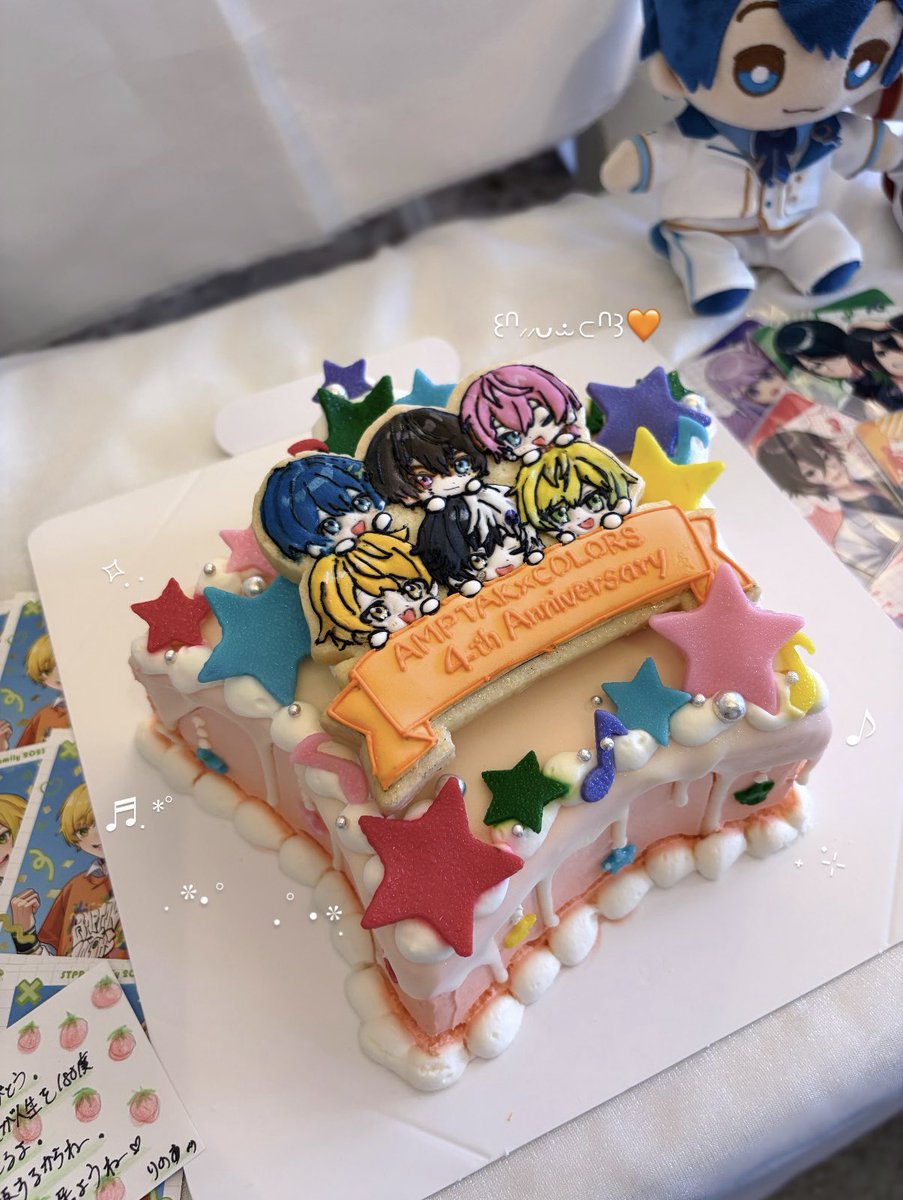 yomo_gi000's tweet photo. ┊        ┊       ┊       ⭐︎        ┊
┊        ┊       ┊                ˚  ⭐︎
┊        ┊       ⭐︎       ₊             ⊹ 
⭐︎    ₊   ┊    .  
     ⊹    ⭐︎      𝟒𝐭𝐡 𝐀𝐧𝐧𝐢𝐯𝐞𝐫𝐬𝐚𝐫𝐲
𝐀𝐌𝐏𝐓𝐀𝐊×𝐂𝐎𝐋𝐎𝐑𝐒

 #AMPTAK4周年 #アンプ4周年 https://t.co/dUHHfo9sew