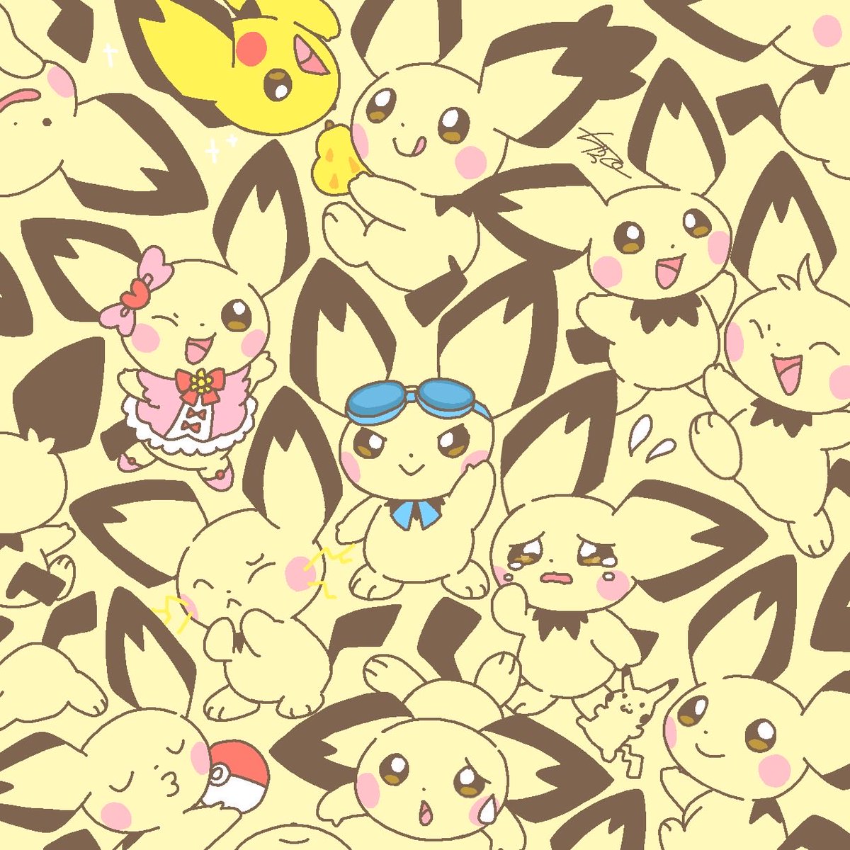 kurobou207's tweet photo. 今年もピチュー愛を詰めて詰めまくりました🥰
#ピチューの日 https://t.co/YkJJTB4lGC
