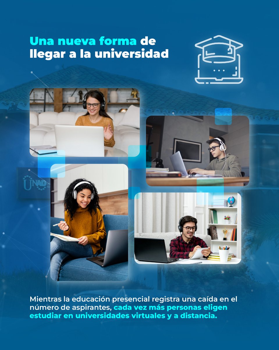 UniversidadUNAD's tweet photo. 🚀 Las matrículas de la UNAD crecieron 180 % en los últimos años. Así lo registra Las2orillas.

Mientras la educación presencial pierde aspirantes, cada vez más personas eligen estudiar en universidades virtuales y a distancia. La UNAD es hoy la universidad pública con mayor número de estudiantes en Colombia y figura entre las 20 megauniversidades del mundo, siendo la única pública de este listado en el país.