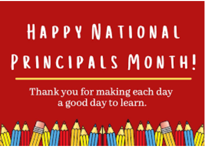 Hart_EPISD's tweet photo. National Principals Month Oct. 1-31 National Principals Month 
Thank you Ms. Benitez for being an awesome Principal! 
We appreciate all your hard work and dedication. https://t.co/XNRBz4t8mA