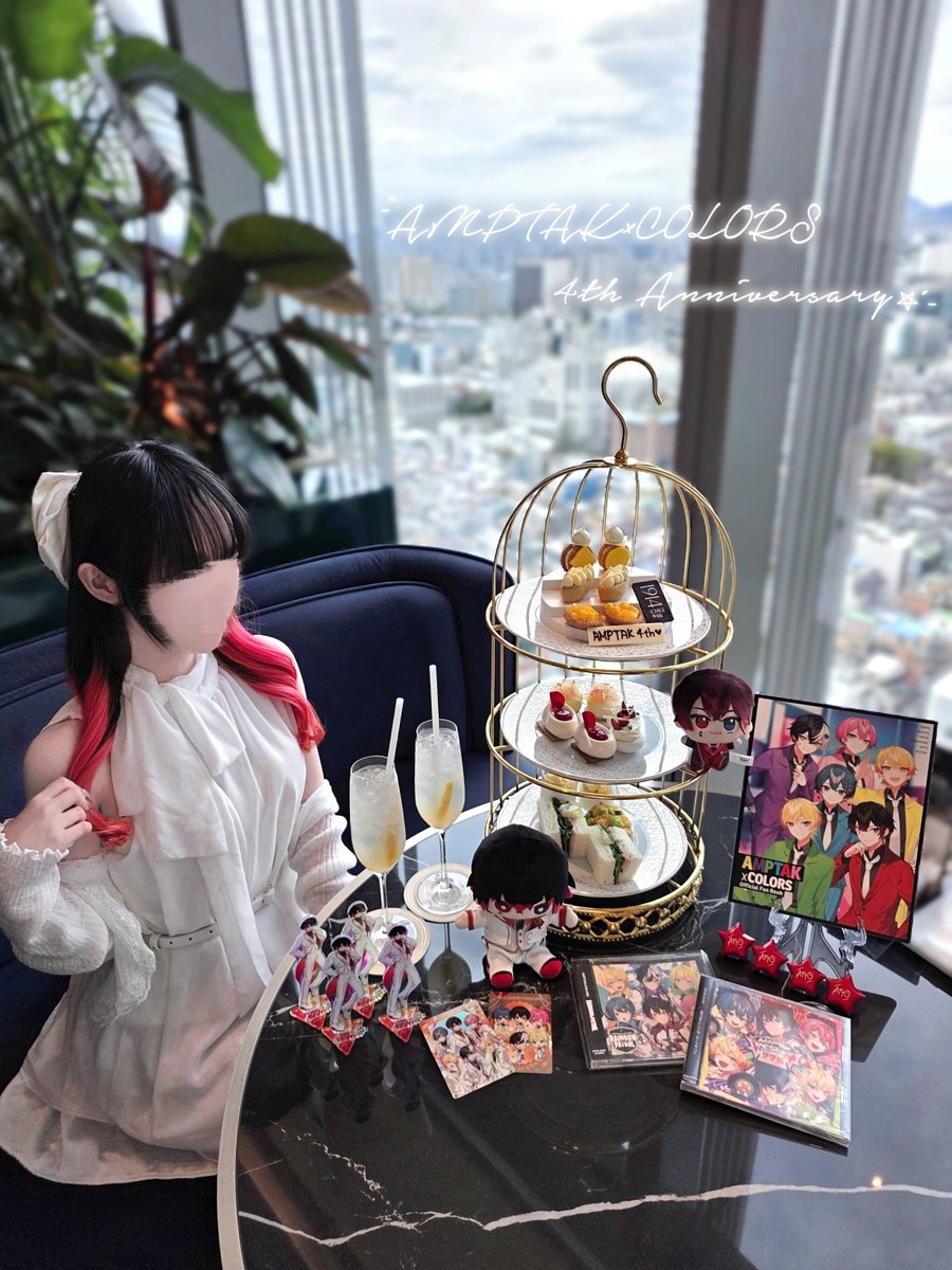 yuka_411_'s tweet photo. ⠀         ╲      
                 𖤐              ⠀ ╲
╲                                       𖤐⋆.
     𖤐꙳⋆  𝐴𝑀𝑃𝑇𝐴𝐾𝑥𝐶𝑂𝐿𝑂𝑅𝑆 
　　　　　　　　          4𝑡ℎ 𝐴𝑛𝑛𝑖𝑣𝑒𝑟𝑠𝑎𝑟𝑦ˏ⋆

 #AMPTAK4周年 #アンプ4周年 https://t.co/mWdAo0piVD