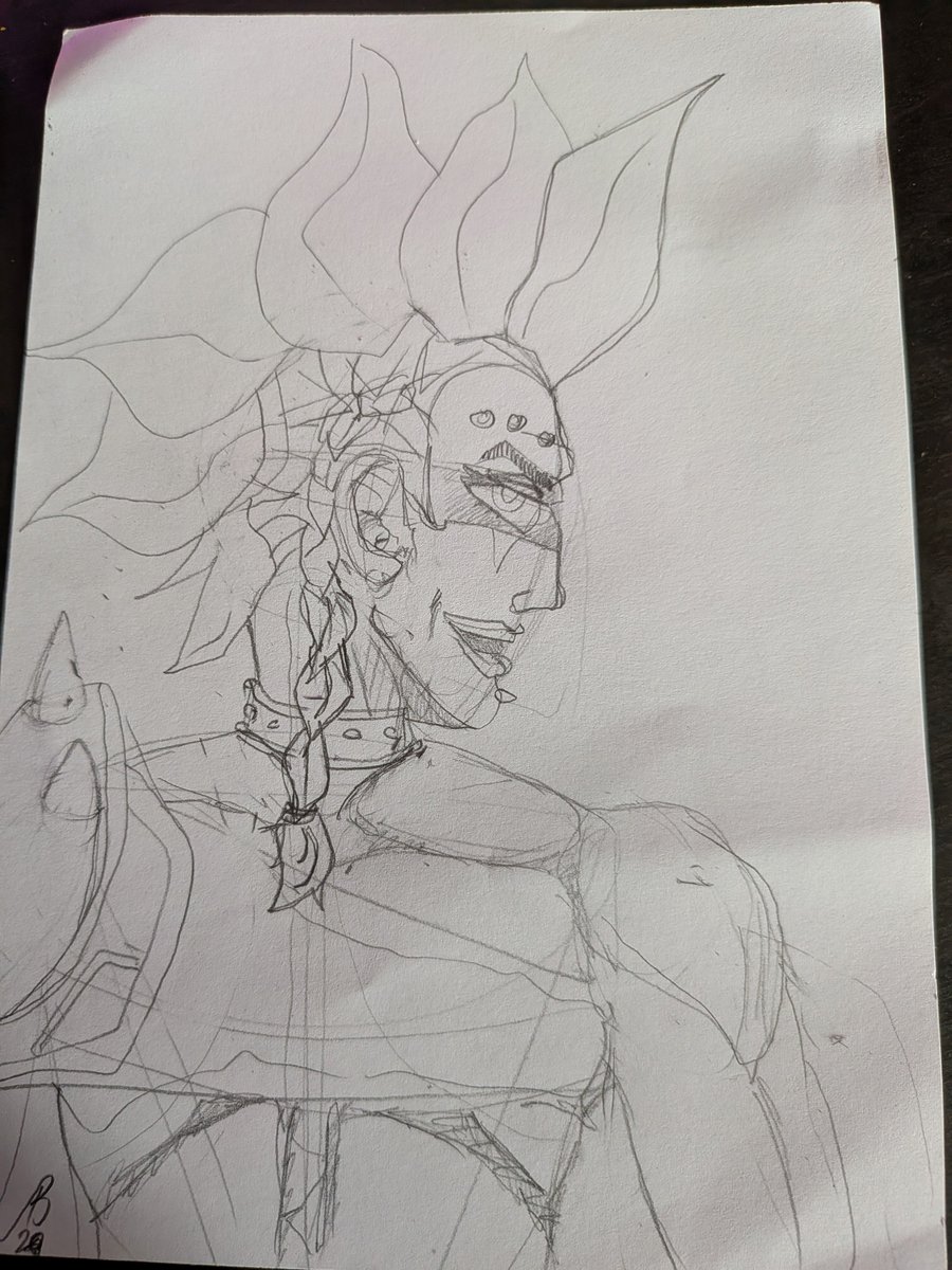 Gr4ffis's tweet photo. Today's sketch - Junker Queen https://t.co/InOUKR4vdf