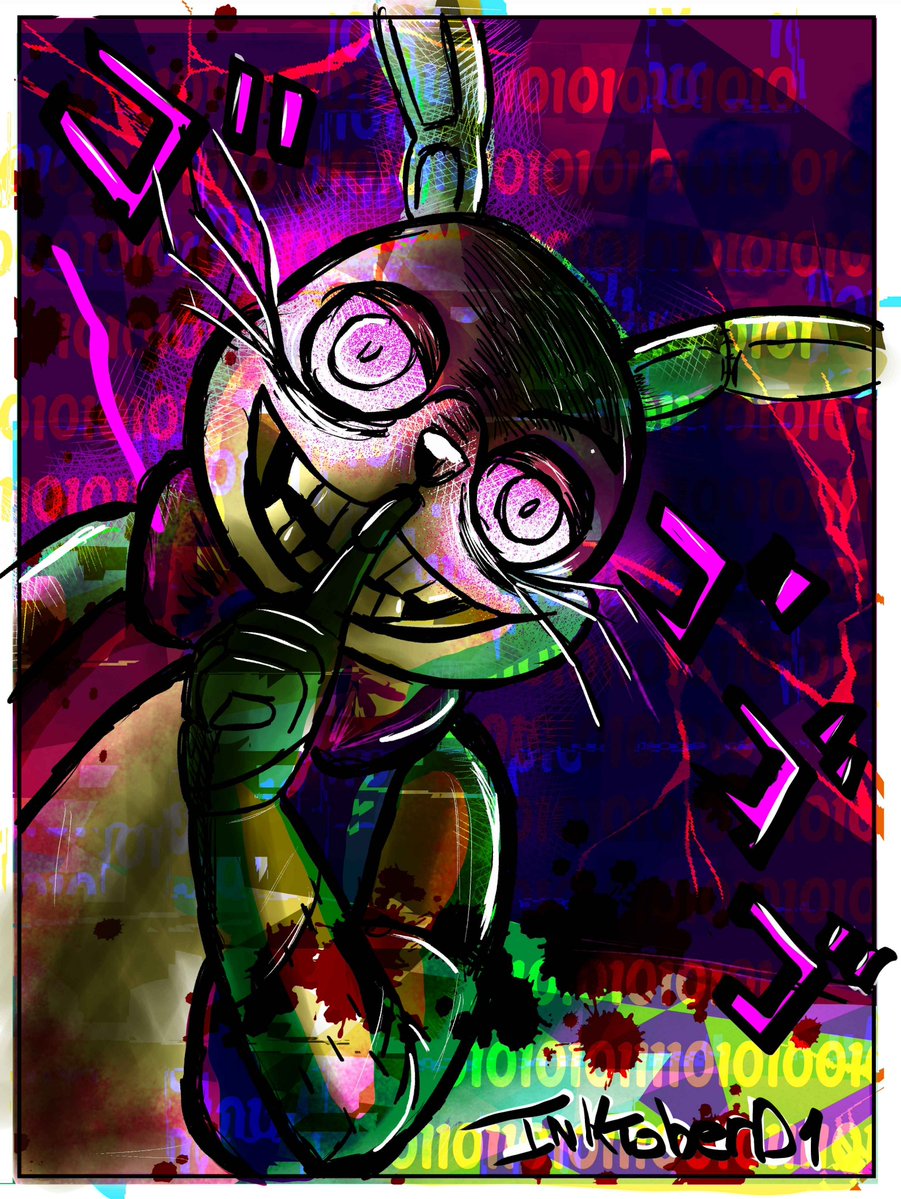 etiennejouanol1's tweet photo. #inktober #day1 #digitaldrawing #FNAF #glitchtrap #FNAFhelpwanted #csp inktober started Day 1 Glitchtrap I hope he doesn't break my Phone. https://t.co/OQNqEZj22f