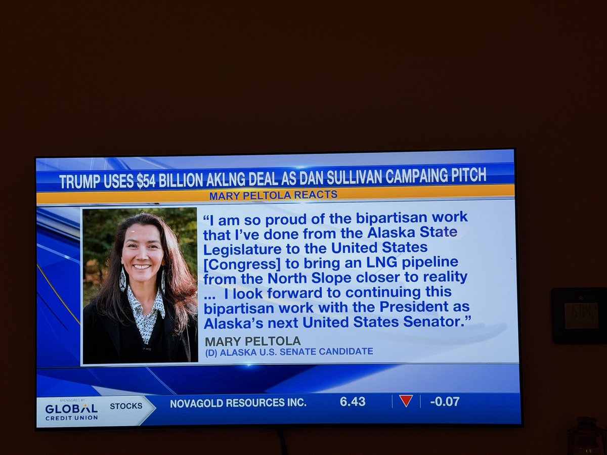 almusy's tweet photo. She gets more pathetic everyday. Now she’s trying to take credit for something she voted against! She voted against her own bill that would have brought more oil and gas development in Alaska. Nothing but lies! https://t.co/rbyXMxpn2F
