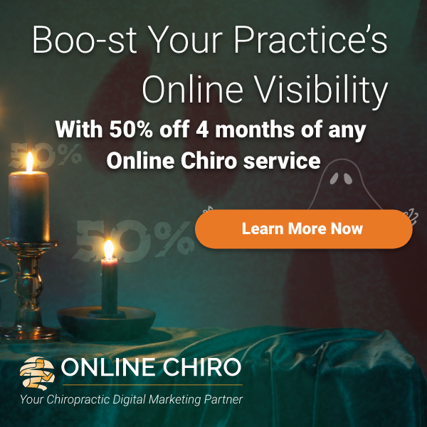 CalChiroOrg's tweet photo. Reach new patients with scary-good marketing! 🎃👻

Strengthen your practice's online credibility and visibility with 50% off your first four months of any Online Chiro service.

Learn more → https://t.co/7QxVqhCgl8

#CalChiroPartner #ChiropracticMarketing #PracticeGrowth https://t.co/tzIuSLDluM