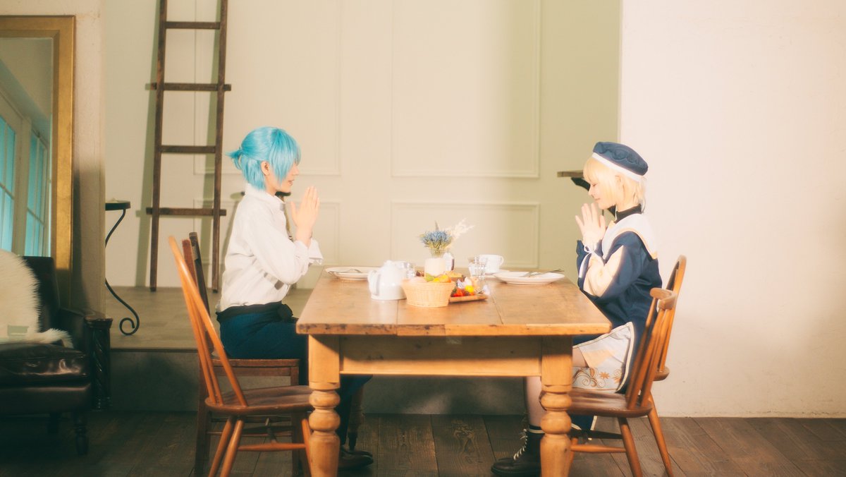 ama_mori7's tweet photo. 幸せが満ち溢れますように🥞
お誕生日おめでとう🕊✨️
#まほやく_cos https://t.co/Cwzy1Me120