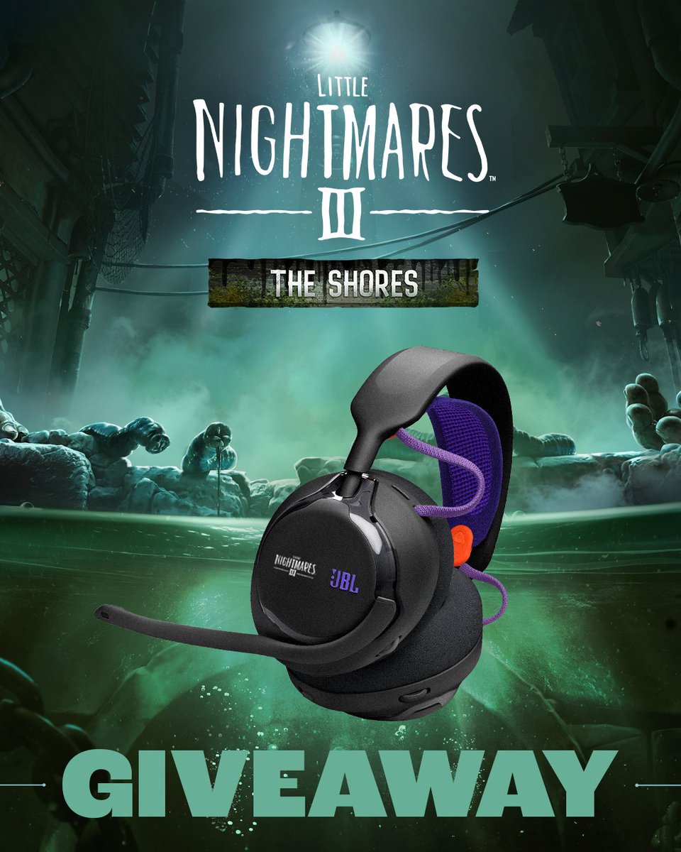 JBLQuantum's tweet photo. Will you be exploring the Shores, little ones...?

Tell us what your favourite area in Little Nightmares III is and why! 

Make sure to follow both @jblquantum and @LittleNights  

Like and share this post for a chance to win a JBL Quantum 650 X Little Nightmares-themed headset.

Valid until Oct 7 11:59PM CEST T&C's: https://t.co/dikkR4lP9r