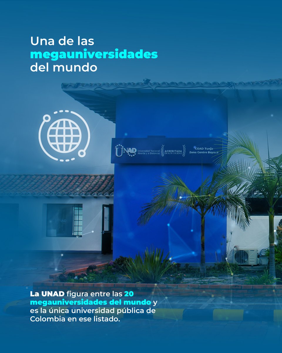 UniversidadUNAD's tweet photo. Sin límites de campus, flexibilidad para estudiar y trabajar, y costos más accesibles: así crece la universidad más grande de Colombia.

👉 Desliza y conoce más

Lee la nota completa aquí 👉 https://t.co/7BU4AbzZ9f https://t.co/xiVNGY3SJe