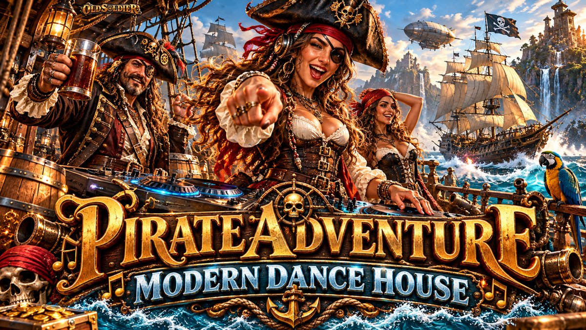 LoriannaPL's tweet photo. ⚓Drunken Sailor – Modern Dance House Remix 2026 takes you on a high-energy pirate adventure where classic sailing ships meet modern dance music🎧

Watch here: https://t.co/R8wISfzzaw

#drunkensailor #modernhouse #dancehouse https://t.co/lYzekkrg0d