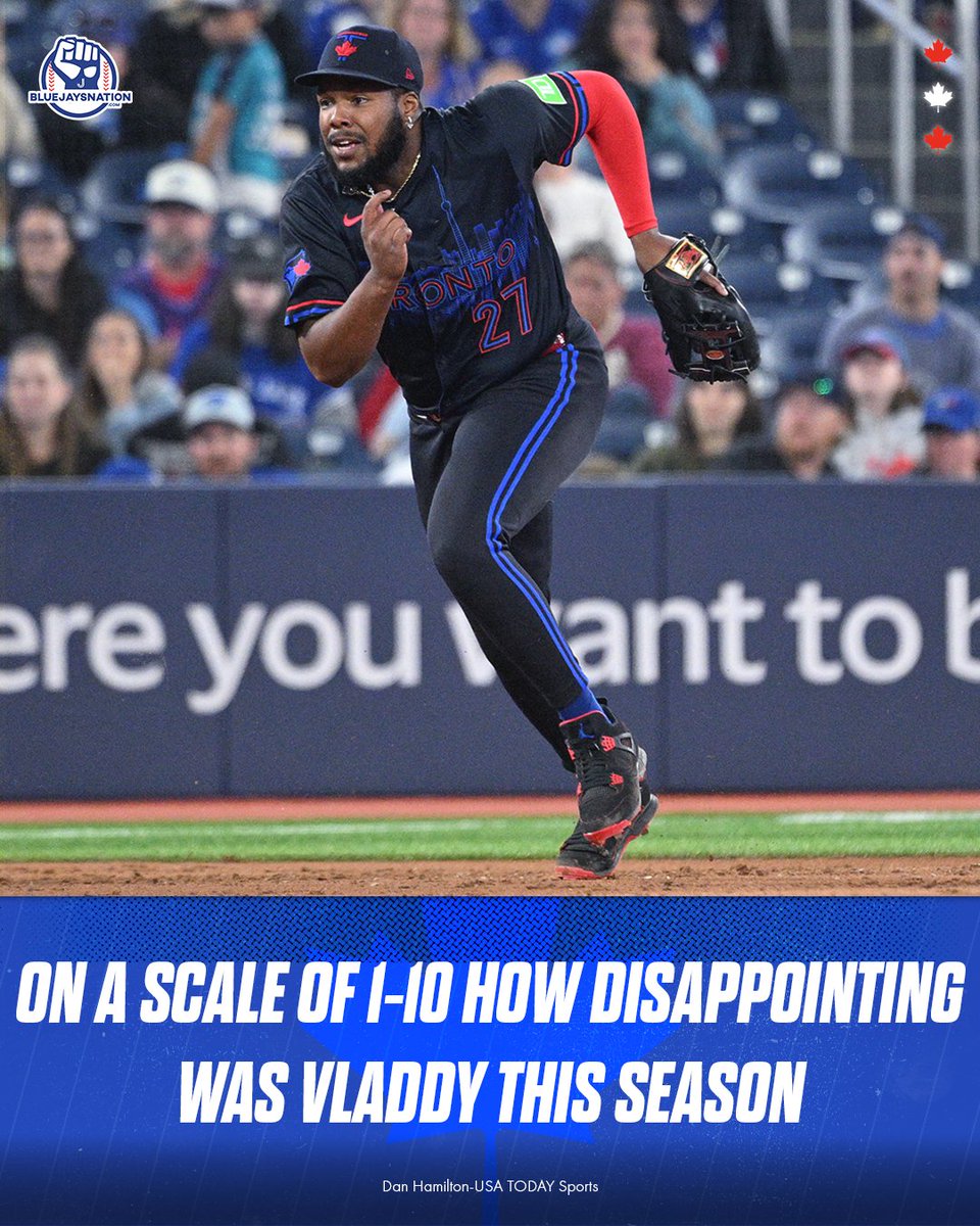 thejaysnation's tweet photo. On a scale of 1-10, how disappointing was Vladdy this season? https://t.co/BJS6hwm9fG