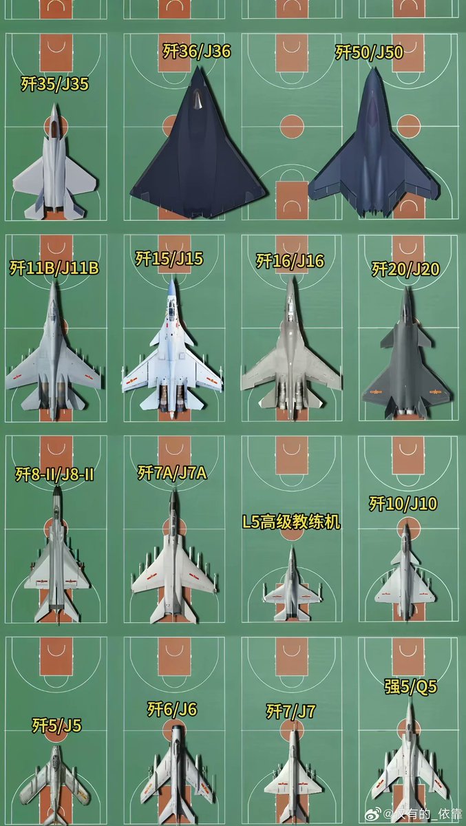 vasilyaarkhipov's tweet photo. PLAAF fighter jets size compared to standard basketball court. https://t.co/BJ1ltJpbZA
