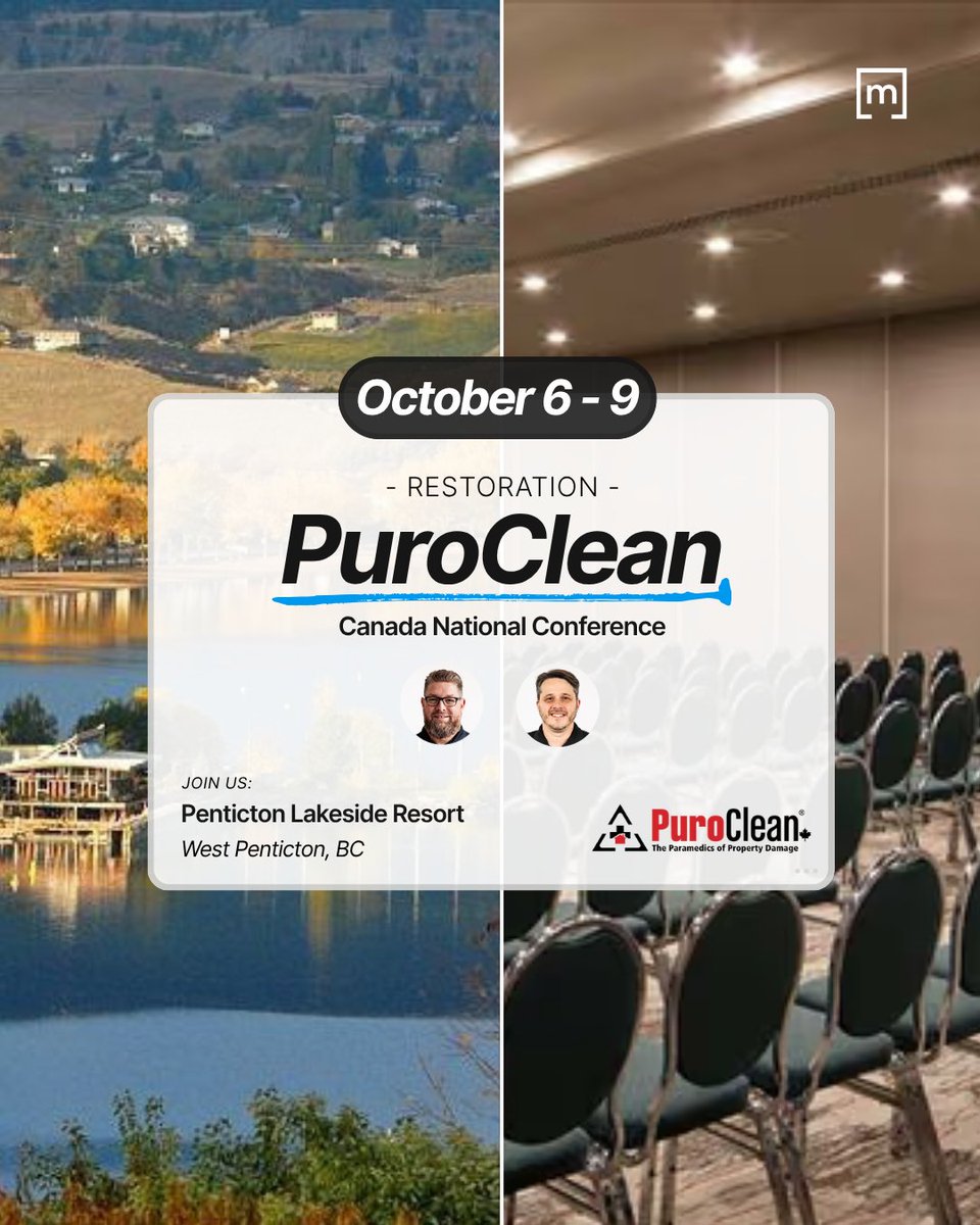 magicplan's tweet photo. 🇨🇦 magicplan is heading to the PuroClean Canada National Conference in Penticton, BC, Oct. 6–9!

Are you going? Come say hi to our team, Allan and Kyle will be there.
Want to meet us? Send a quick email to allan@magicplan.app or grab a spot here: https://t.co/YabP5yS4eh https://t.co/I1253kKFsl