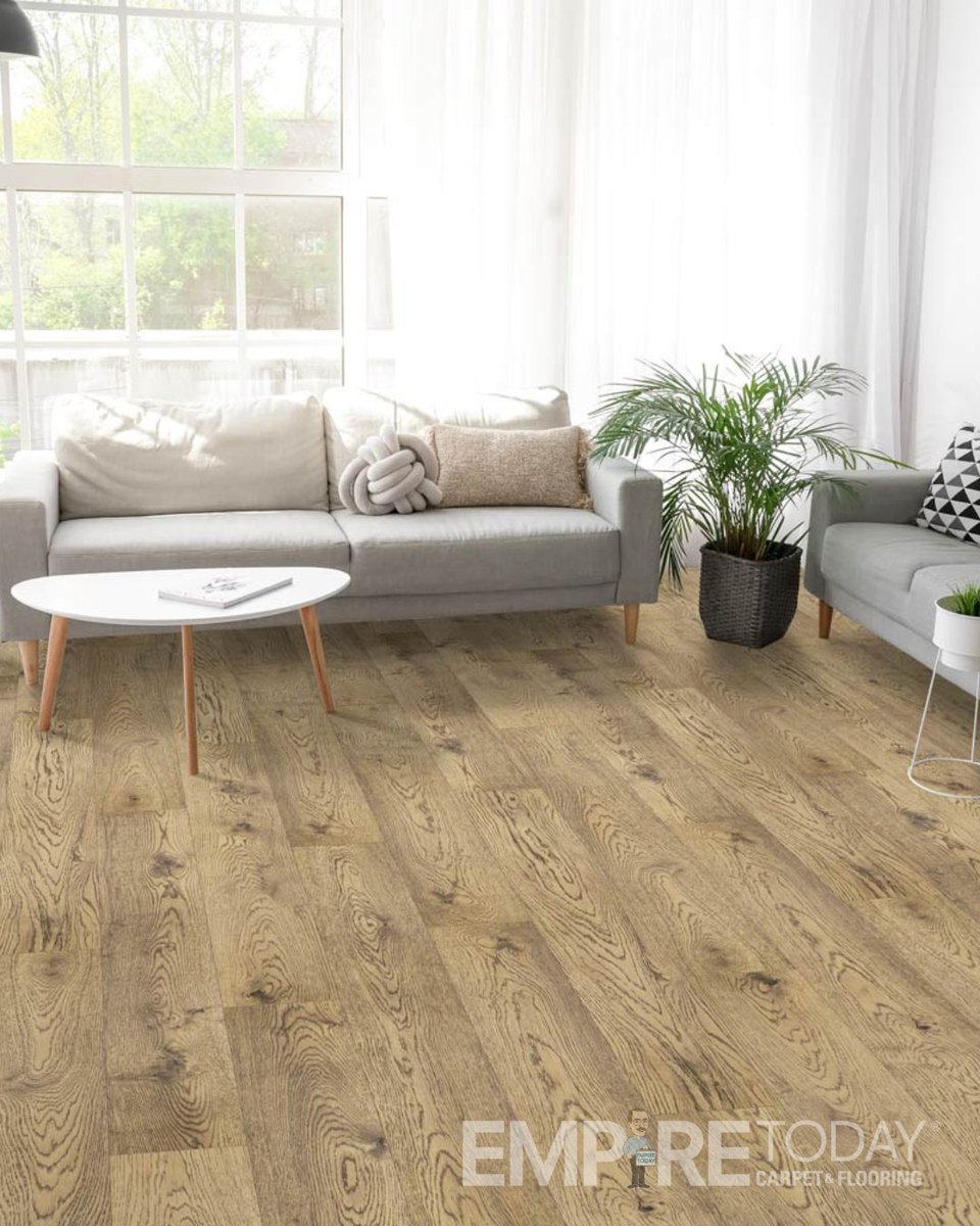 EmpireToday's tweet photo. Meet Brockdale Trail in Dune 🌾

Soft golden oak tones with characterful grain that brings a room to life. It pairs beautifully with light, airy spaces but has enough depth to feel grounded.

A great fit for living rooms, bedrooms, and everyday spaces that see real life happen. https://t.co/neK1OzoZQZ