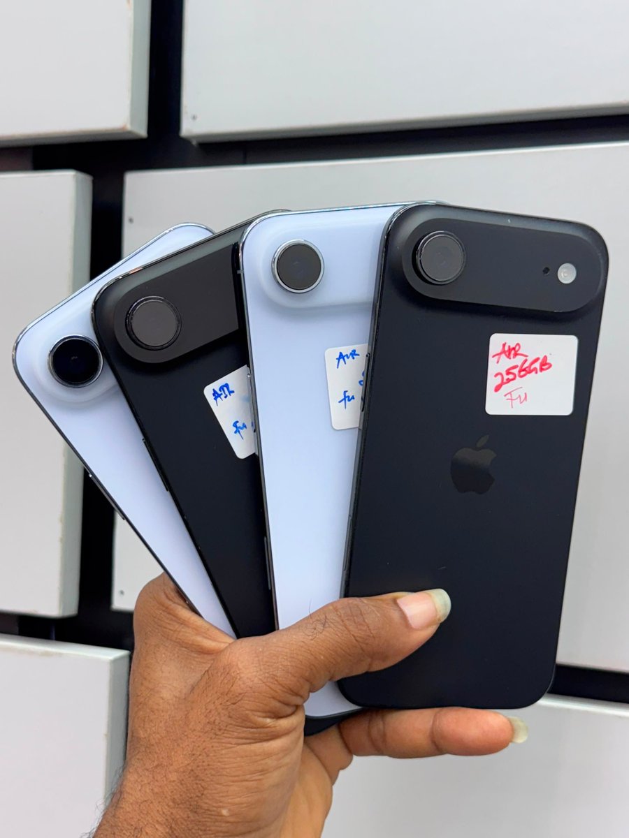 plugcoregadgets's tweet photo. iPhone Air🇺🇸 ||
Unlocked ||
256gb- 1,150,000
1TB- 1,450,000 https://t.co/t0FrCCbVAM