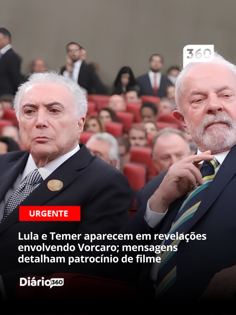 SilvaWaldi9750's tweet photo. 🚨URGENTE: Caixa 2 e reuniões secretas! Mensagens da PF flagram banqueiro Daniel Vorcaro financiando documentário de Michel Temer fora do banco e revelam encontro oculto com Lula no Planalto! https://t.co/Pu6AiPVAzL