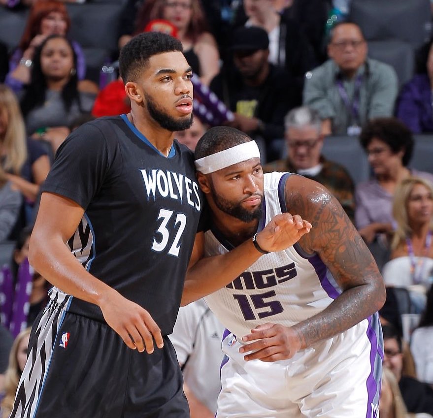 TheDunkCentral's tweet photo. DeMarcus Cousins says he would take Karl-Anthony Towns’ career over Jimmy Butler, Damian Lillard, Chris Paul, Paul George, and Russell Westbrook 👀😳

(Via @RunItBackFDTV ) https://t.co/HXSOS4JavF
