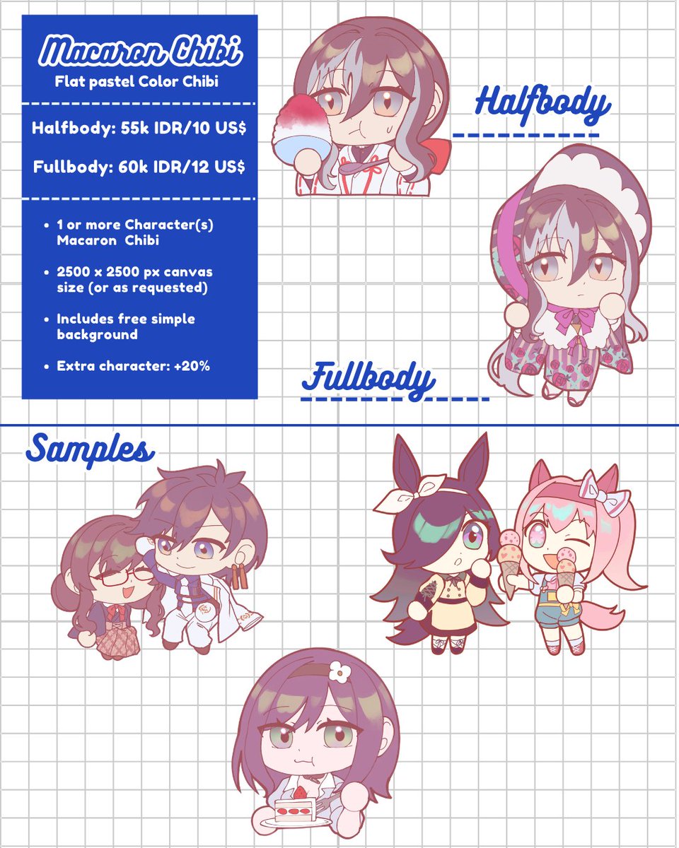 miiscellaneous's tweet photo. [ 🔂 / ❤️ appreciated!] ⚠️CW: Yume

Hello!! I'm currently accepting YCH+custom macaron chibi c0mmissions for both local &amp; international! 

Please kindly DM me if you're interested or have any questions ^^)
🔗: https://t.co/YSnMHd26K2

#VgenCommㅤ #Vgencommissionㅤ #Vgen https://t.co/mj1avOBvlK