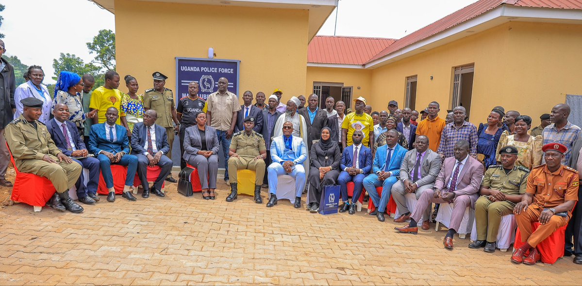 Mwesigwa_Frank1's tweet photo. This morning, I represented @igp_ug1 at the commissioning of Makulubita Sub-County Police Station in Luwero District, a fully fledged police facility equipped with accommodation for officers, constructed through the generosity of H.E. Alhaji Farid Kaliisa, Uganda’s Ambassador to the Democratic Republic of Congo.

This is a commendable demonstration of community partnership and commitment to public safety. Security is a shared responsibility and partnerships of this nature strengthen the relationship between police and the communities we serve. 

I reminded officers deployed here that the true value of the facility would ultimately be measured by the quality of service rendered to the public. 

I urged them to uphold the highest standards of professionalism, discipline, integrity and accountability and  not turn the station  into a place where people fear to come or where justice has a price. Be available, be fair and be firm with criminals.

I called upon residents to actively support the Police through timely sharing of information, support crime prevention initiatives and maintain  mutual respect and cooperation.