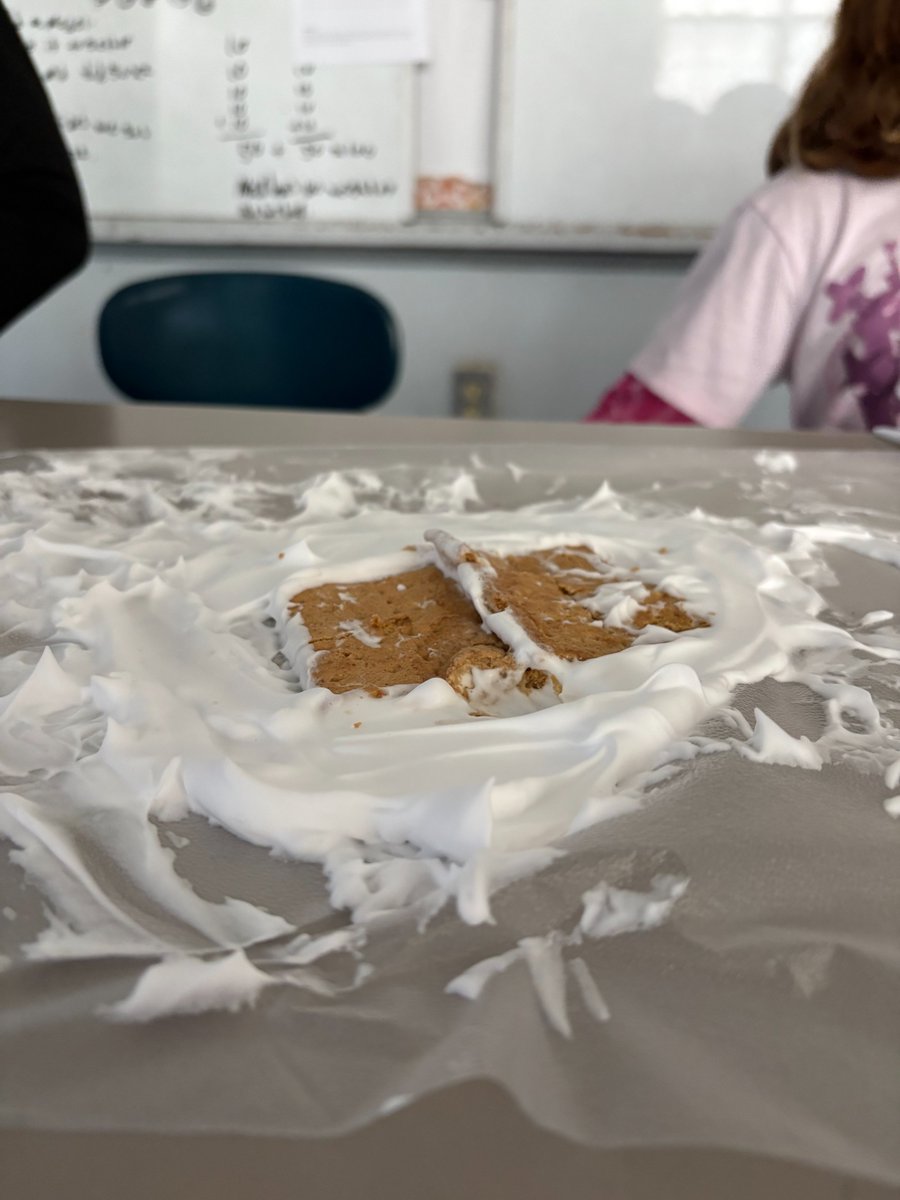 MeridenK12's tweet photo. 🌎🧪 Geologic forces came alive at John Barry School! Ms. Casey’s students explored tectonic plate boundaries by creating hands-on models with graham crackers and shaving cream. They had fun visualizing how plates move and shape our planet!

📷 Photo Credit: Makenzie Casey https://t.co/NuS83p6D4a