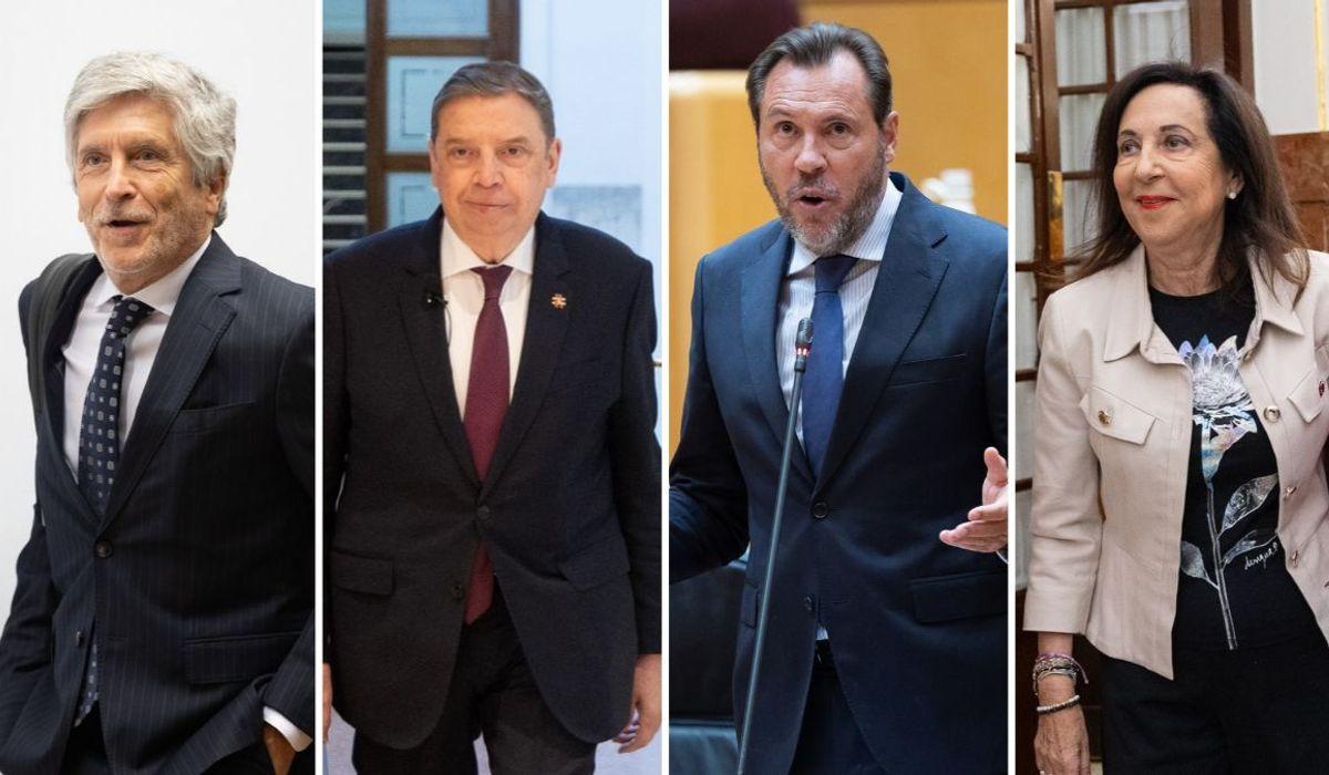 voz_populi's tweet photo. El patrimonio inmobiliario de los ministros: de las tres casas de Marlaska a las siete propiedades de Luis Planas o las de Óscar Puente y Margarita Robles en nuda propiedad https://t.co/7SD7ypoYOY https://t.co/YlOCKOBhmy