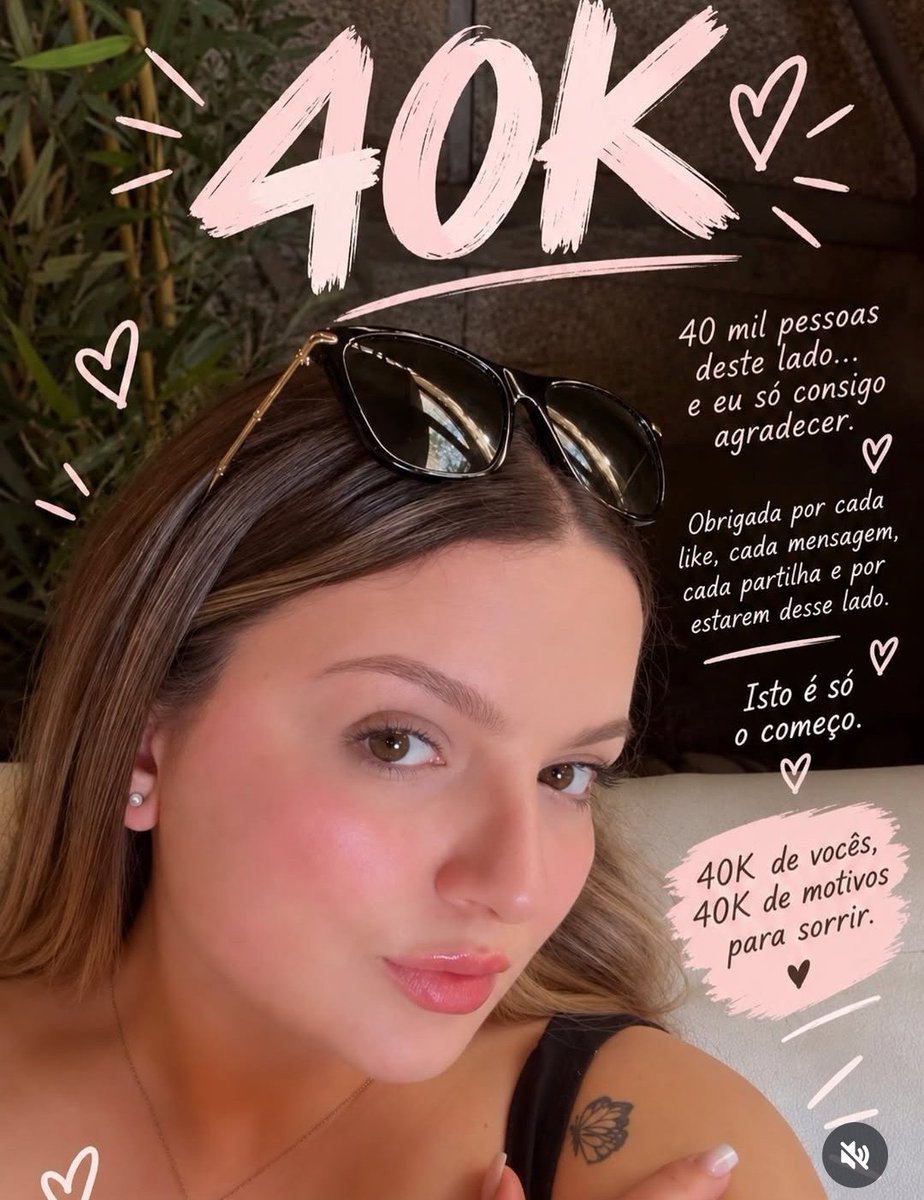 MariaJDeus1's tweet photo. Sim são 40k deste lado, mas estes 40k deve-se à pessoa que tu és pura, genuína, extrovertida, amiga do seu amigo, deixa alegria por onde passa, que continues a acreditar em ti, a lutar por todos os teus objectivos, e a manter essa tua forma de ser. 👑 
@Saraalves__21 https://t.co/PJHmU67vuB