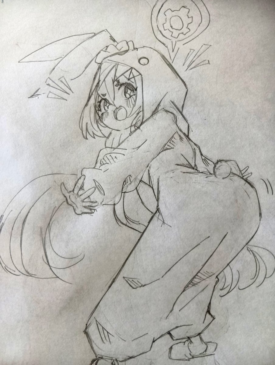 kiVotos00's tweet photo. #ブルアカ生徒を50音順に描く
51日目　コユキ(パジャマ)
#ブルアカ https://t.co/jAbp5zo28a