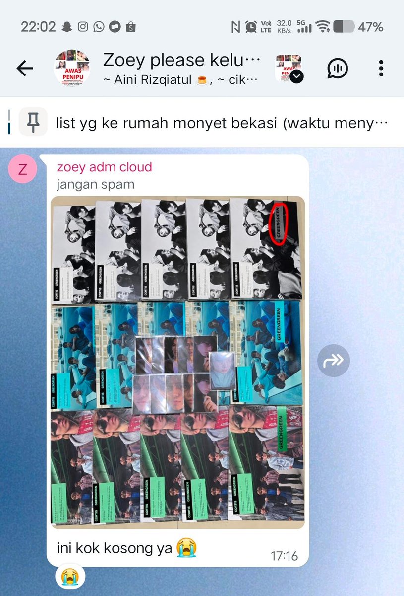 bluerraaa's tweet photo. ini beberapa proof dr WH kata dia, pdhl dia ga pake wh, dia itu reseller kocak, mana dia ngrm bukti chat sm wh, wh nya halu kali ya??? proof AI https://t.co/K82WzNe8g6