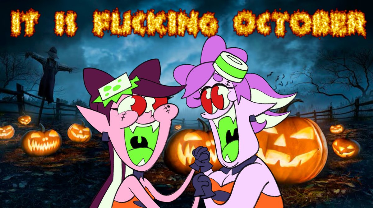MaddeningTrash's tweet photo. OCTOBER 1ST ALERT OCTOBER 1ST ALERT OCTOBER 1ST ALERT OCTOBER IS HERE https://t.co/wkIqL6cSkg