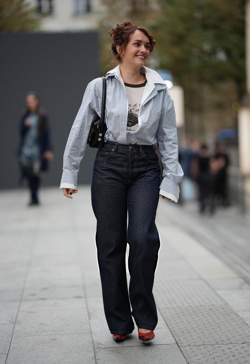 thinkercooke's tweet photo. olivia cooke arriving at the acne fashion show in paris https://t.co/jb4IjD9jxJ