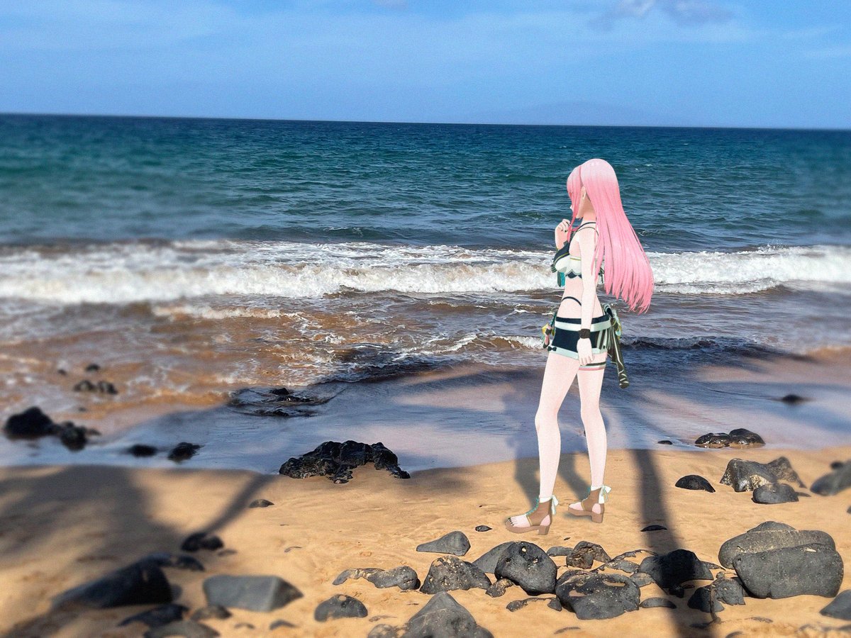 moricalliope's tweet photo. Surprise, Mori went to Maui!! 
The weather was actually decent despite a big old hurricane rolling in?!

More pics on my Instagram~!! ☻ photos all by me!
https://t.co/9tV0wJ6F5J https://t.co/plqmgQa1vM