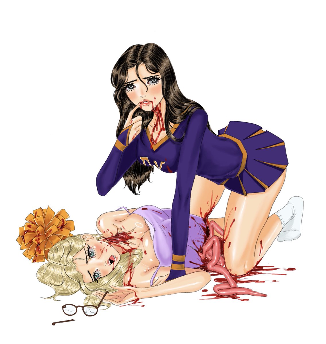 bl00dina_'s tweet photo. Commission ! Happy October 1st 🎃 👻 https://t.co/VWelDYdB34