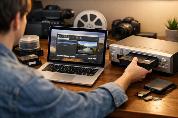 nchsoftware's tweet photo. Transform your vintage videos into modern formats!  
Ideal for preserving archives. Optimize files while staying within size limits.    
Give it a try for free:  
https://t.co/9BJmCMujnS  
#Video #Converter https://t.co/WWfNXUSxLs