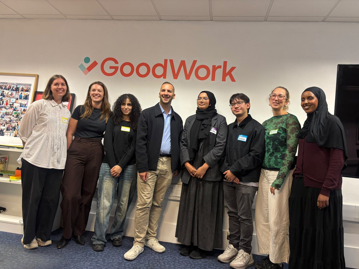 ZackPolanski's tweet photo. Loved visiting Good Work in Camden.

Brilliant to listen to amazing young people speak about obstacles they've been facing finding jobs and how much skills and confidence they've gained from being on the programme.

Excited to see what they do next! https://t.co/ryc8fW7lqv
