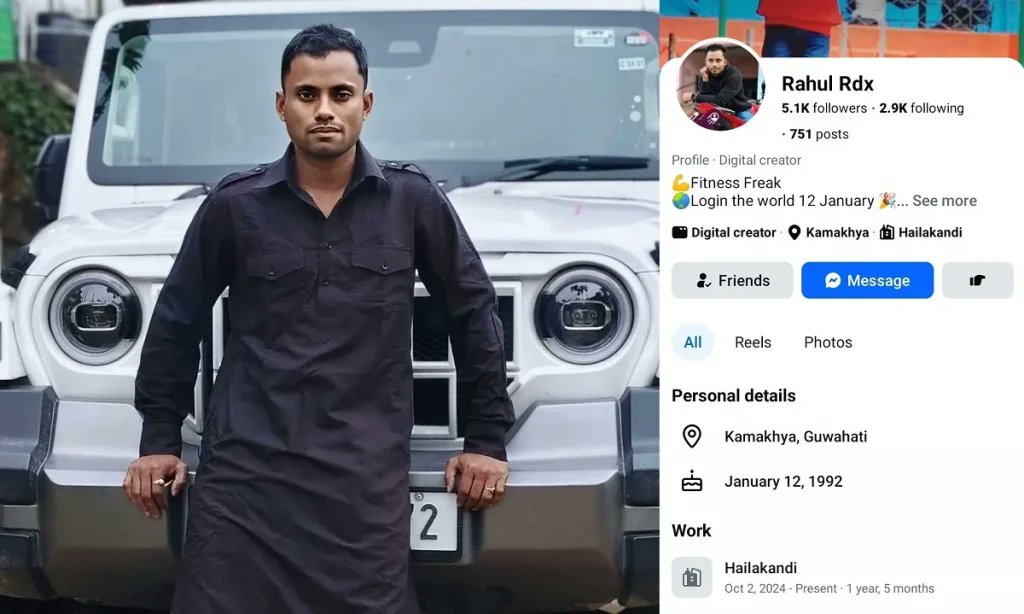 sanjoychakra's tweet photo. Haider Ali (34), a driver in the District Information and Public Relations (DIPR) Office in Hailakandi, Assam created a fake Facebook account as Rahul, ‘Rahul Rdx’ and sent friend requests to multiple Hindu girls of the district.

Haider Ali trapped a Hindu girl with his fake Hindu identity and established a physical relationship with her. He then took many videos and photographs and started blackmailing her.

He is married and has two children.
He was posing as a Hindu bachelor and maintaining a relationship with many Hindu women only to deceive them later.

Haider Ali was arrested in Apr 2026.

#lovejihad