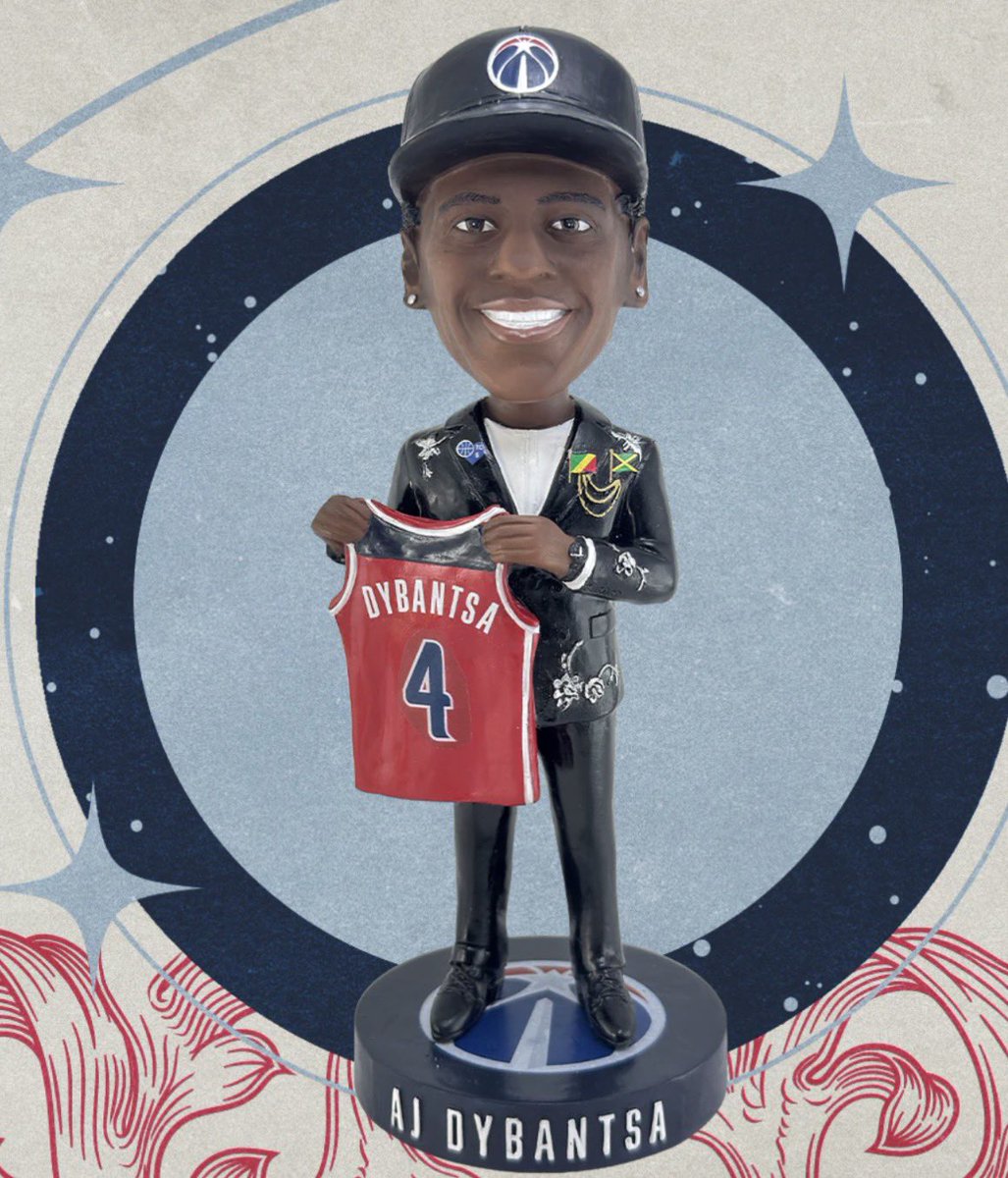 GregFinberg's tweet photo. The Wizards have released their 2026-27 promotional schedule, which features an AJ Dybantsa bobblehead night when the Wizards play the Miami Heat on Feb. 10.

(Via @WashWizards) https://t.co/voAlgJhTbU