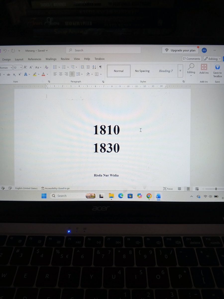 Risdanurwidia's tweet photo. Novel yang bahkan belum selesai diedit sejak tahun 2017. 😅

Menceritakan perang Jawa dari Raden Ronggo, Diponegoro, hingga perang Sepoi. 

Semoga punya energi. https://t.co/thRJ5i4AV0