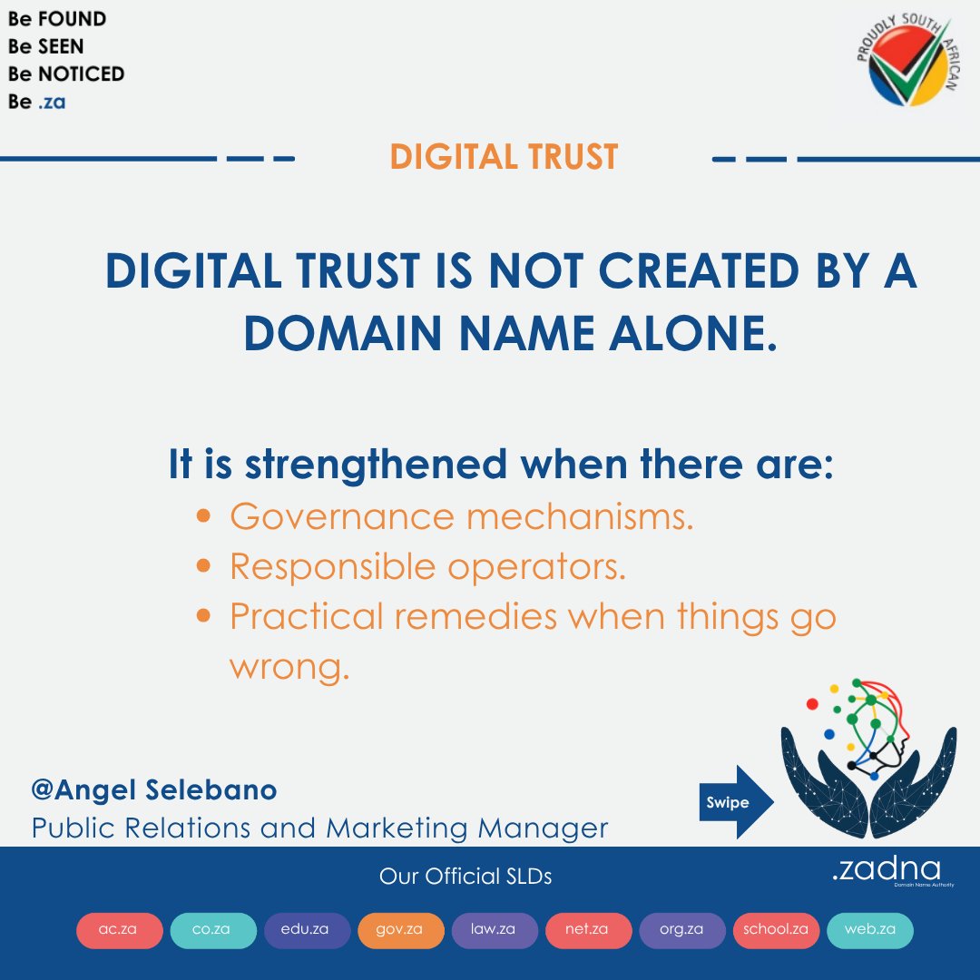 dotZADNA's tweet photo. From trusted digital identities to resilient infrastructure, strengthening digital sovereignty is about creating the conditions for South Africans to participate safely, confidently and meaningfully in the digital world

Read @MarcomContriver's perspective, join the conversation. https://t.co/xlIYfiWXiL