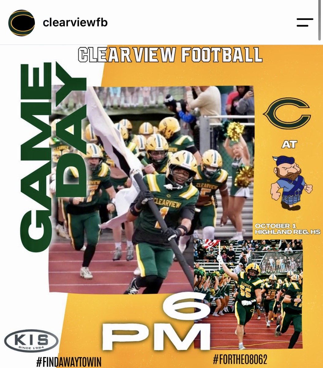 landis_luke99's tweet photo. GAME DAY at Highland, 6:00pm…
WJFL Royal vs. Liberty Match-Up…need the View to pack the stands..no more talk, it’s time!!! 🟢🟡🏈⏱️
#findawaytowin #VictoryHill #ViewFB #theFRONTier #WJFL
@viewathletics @ClearviewFB @wilson2882 @AmarCoach @RimbackSports @kminnicksports @McGurkSports @RiverviewSN @DaleyMovePod @Mtrible @PrepRedzoneNJ @RivalsHS @247recruiting @CoachLanceo @COACHVLRN @CoryLRN @CoachSaville @LANCEOSRN @LRN400 #LRNEAST #LRN400 #LRNRECRUIT #LRNELITE #STUDENTATHLETE #CLASSOF2029 #HSPREPS #GrowthMindset