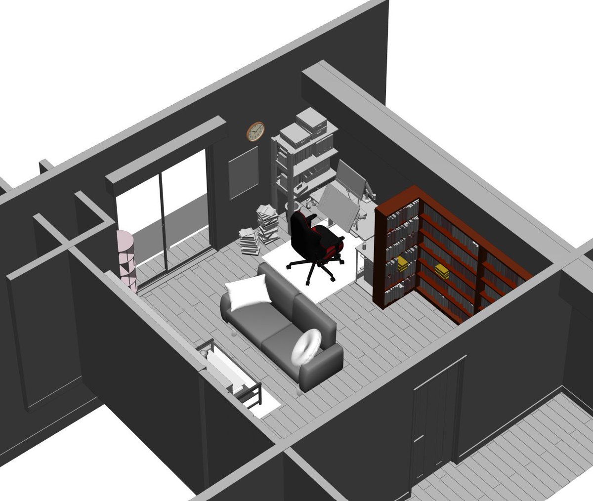 ksten_oooi's tweet photo. 3Dルーム作成
とりかごボーイフレンドの嶺二の仕事部屋 https://t.co/4braMPBkcr