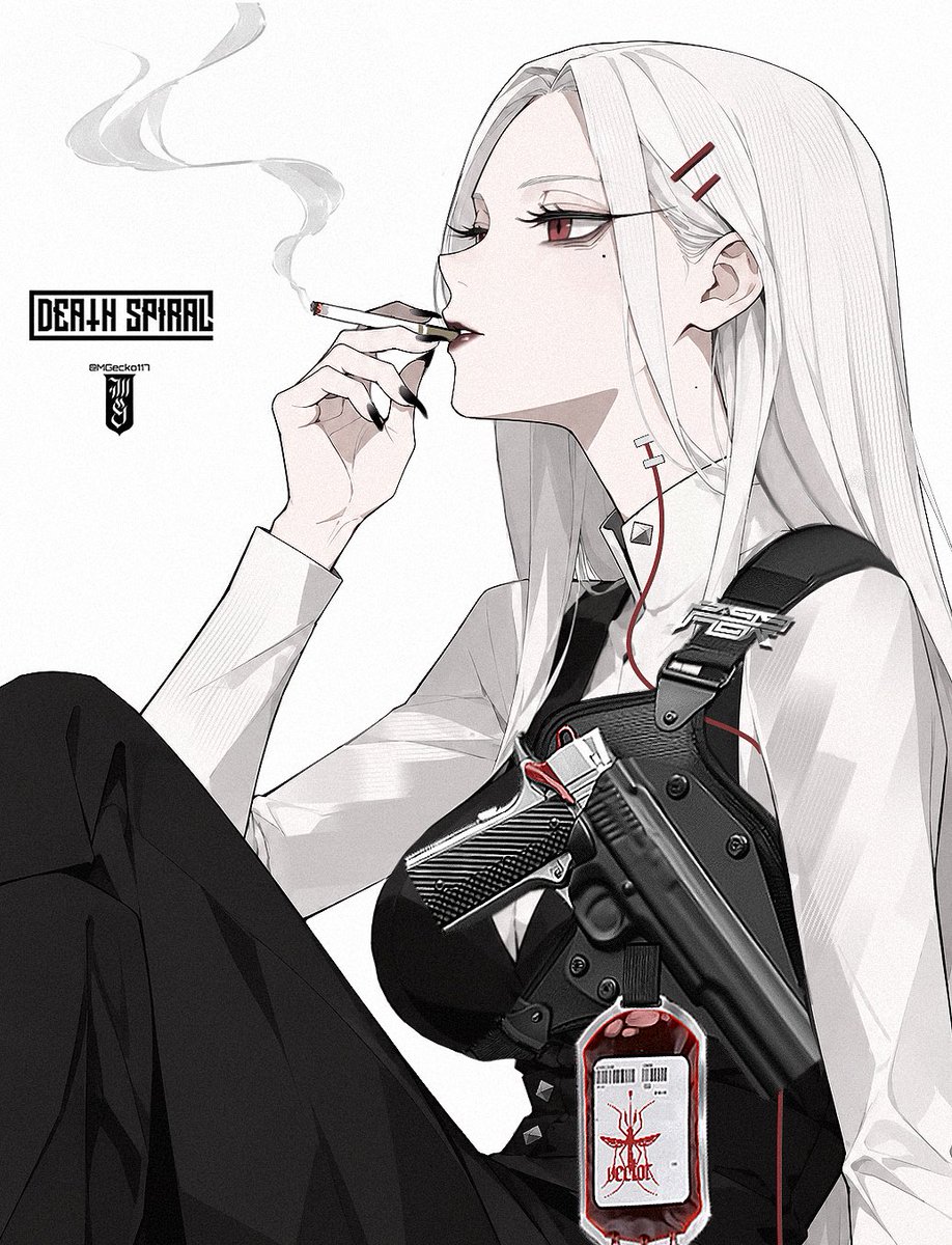 MGecko117's tweet photo. Among vampires in Death Spiral, smoking is less a vice than a form of self-medication. Compounds like nicotine dull the predatory thirst for blood, making cigarettes especially common among vampires attempting to function in human society for long periods without feeding https://t.co/DJfHZEc8t6