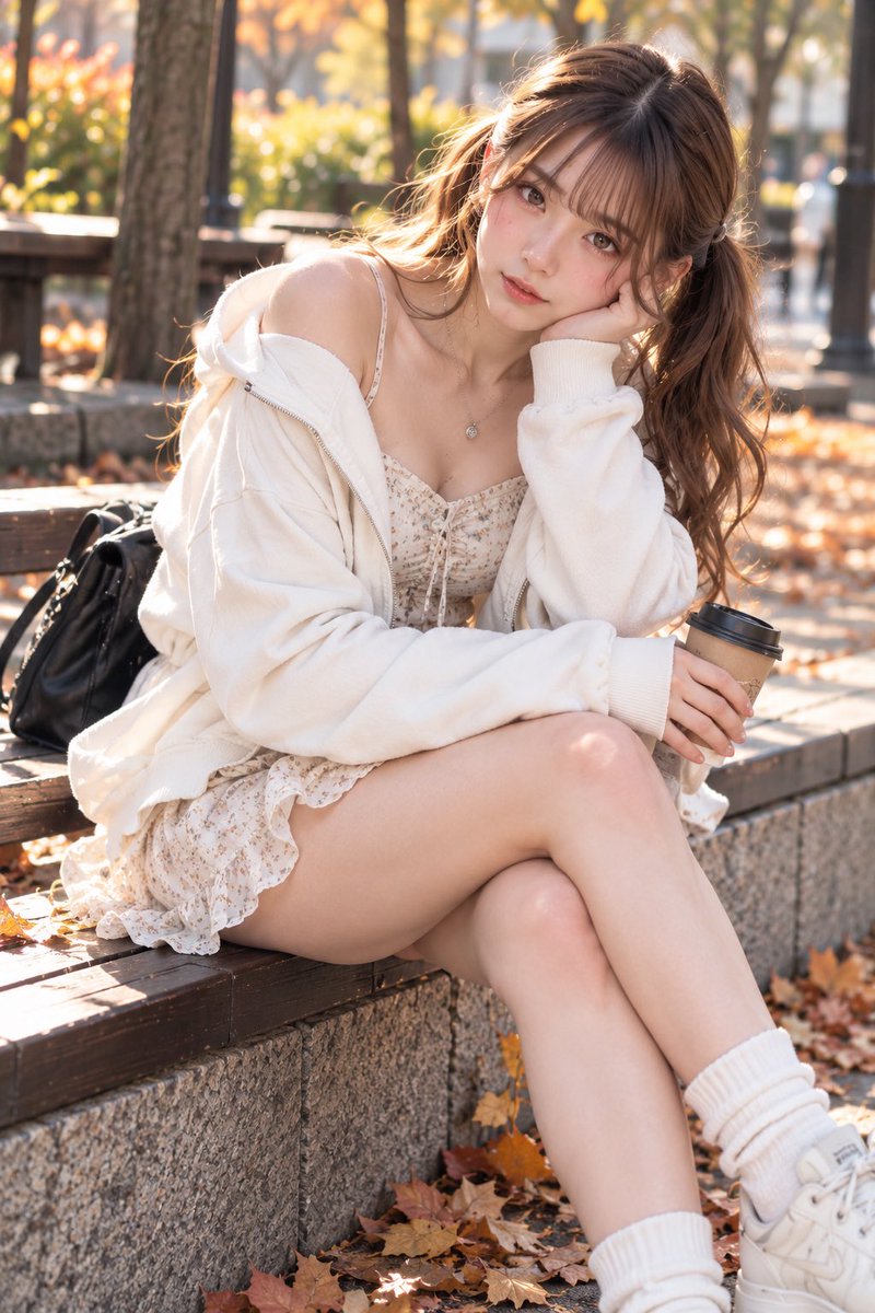 Ai_akamon's tweet photo. アイはキャミワンピに白のフルジップパーカーを羽織って
Promptはリプに👇 https://t.co/pa8FH7ZdME