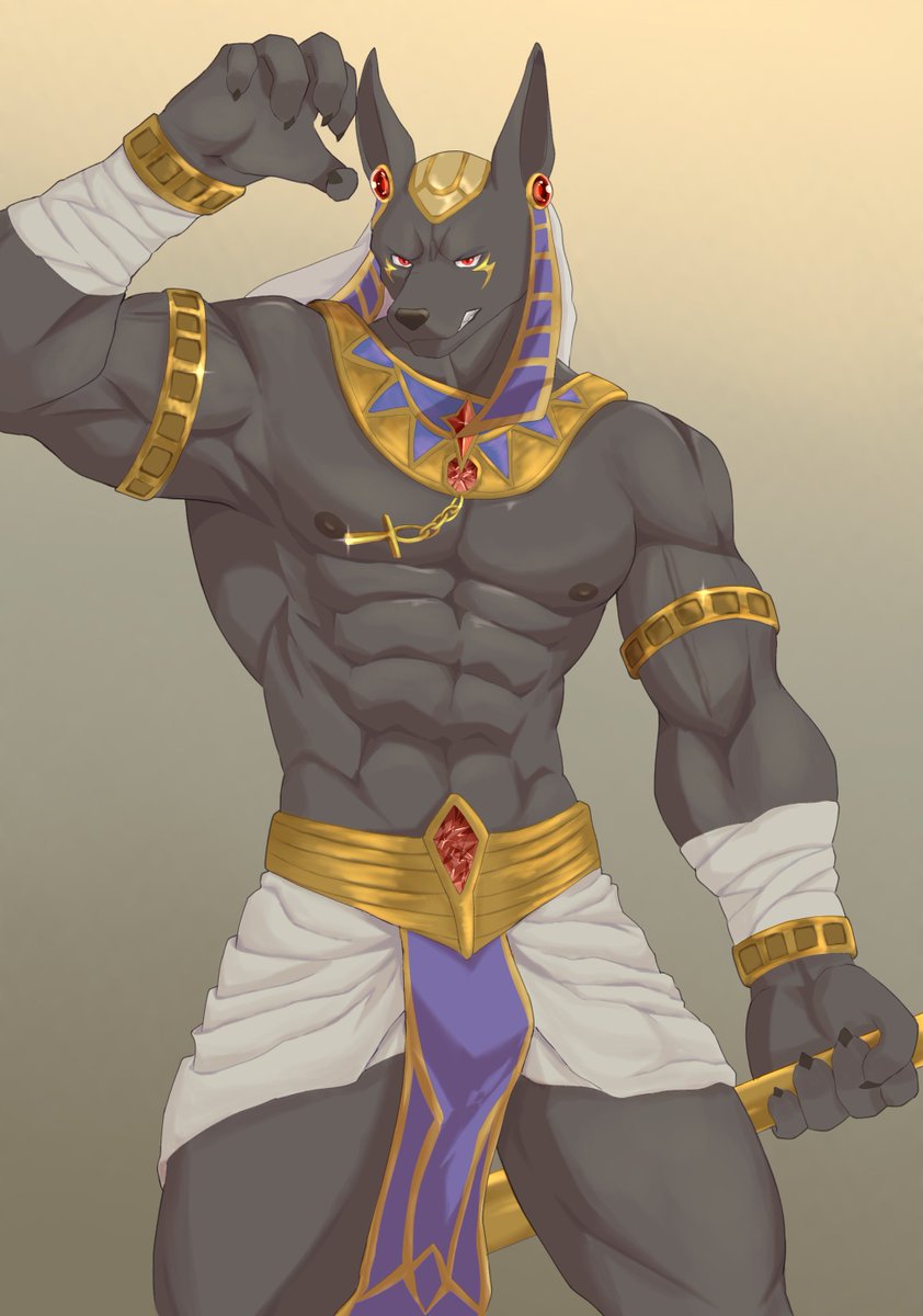 sarvie2day's tweet photo. Anubis 𓁢𓋹 https://t.co/QHR0TlKagY
