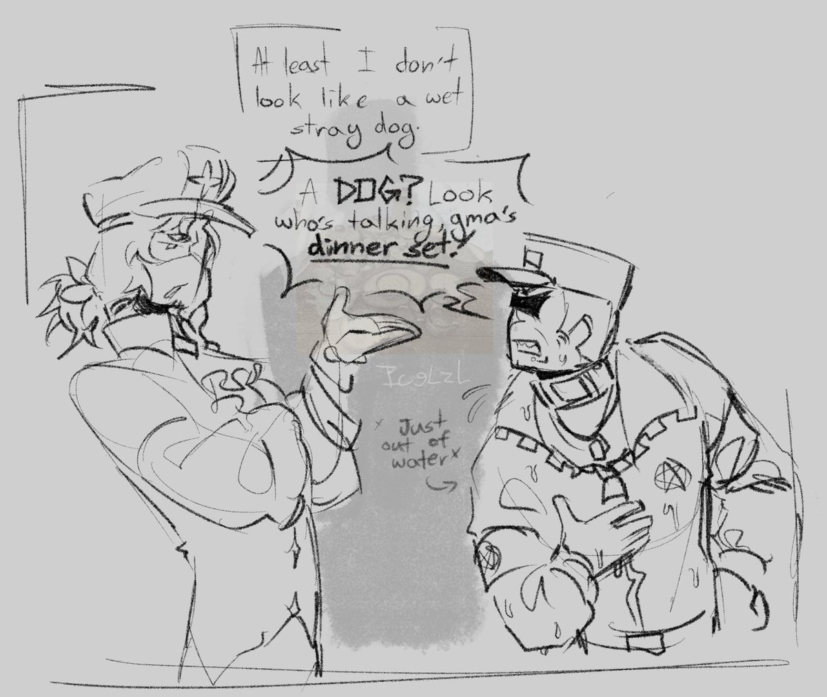 ic9lzl's tweet photo. Day 1 ETT-tober. Not rlly a meeting, but a talk uhh, idk, i got lazy. #endlesstormenttrio https://t.co/SJ4sNrOXUD