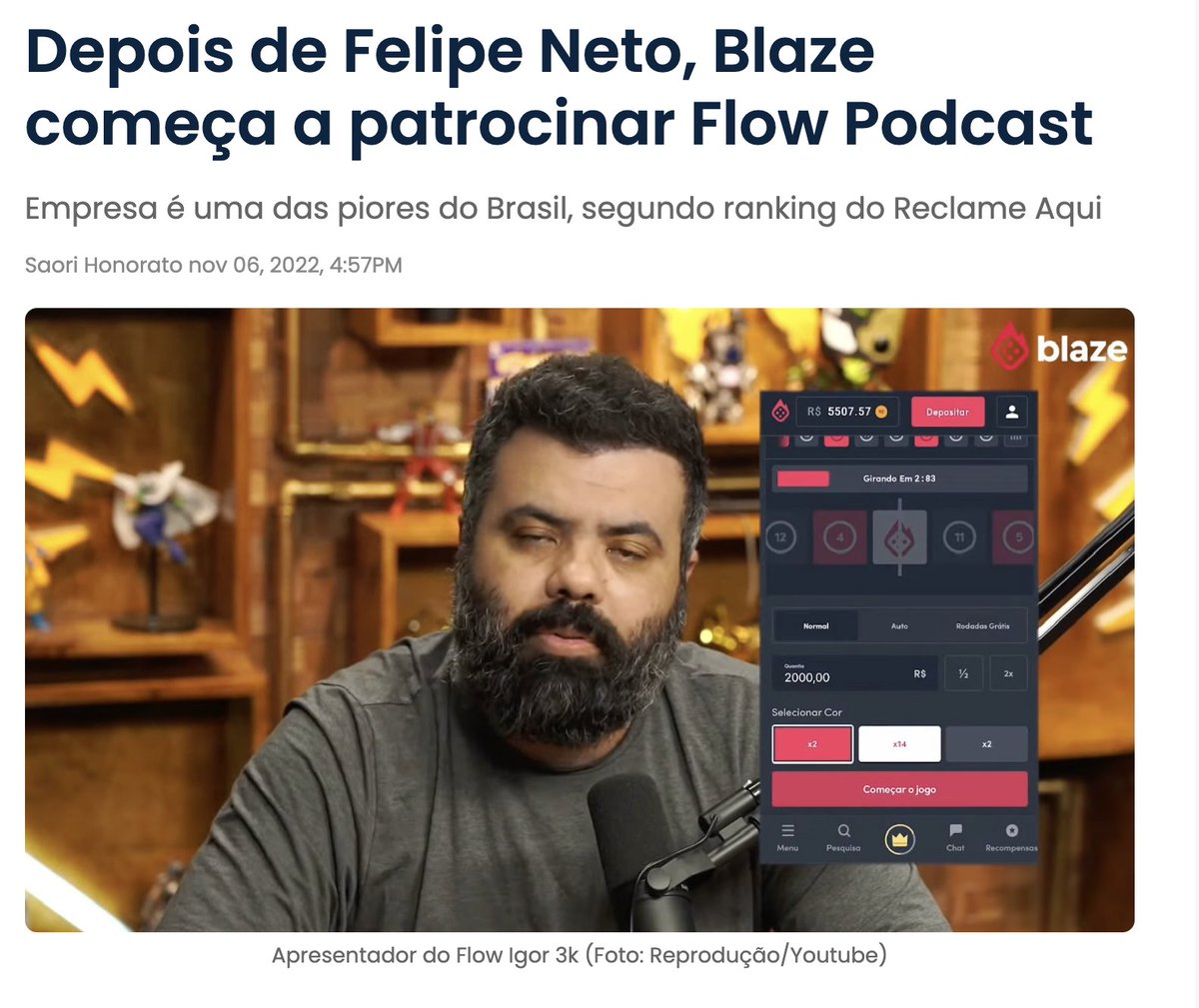 MafinhaBarba's tweet photo. Cara eu to muito revoltado o @LulaOficial é tão cara de pau que ele tá indo em um podcast patrocinado por BETS para defender o fim das Bets. Como que pode ser tão cara de pau assim? https://t.co/KxnCZlinFa