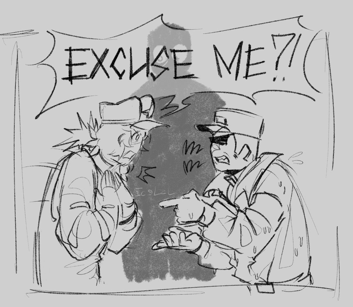 ic9lzl's tweet photo. Day 1 ETT-tober. Not rlly a meeting, but a talk uhh, idk, i got lazy. #endlesstormenttrio https://t.co/SJ4sNrOXUD