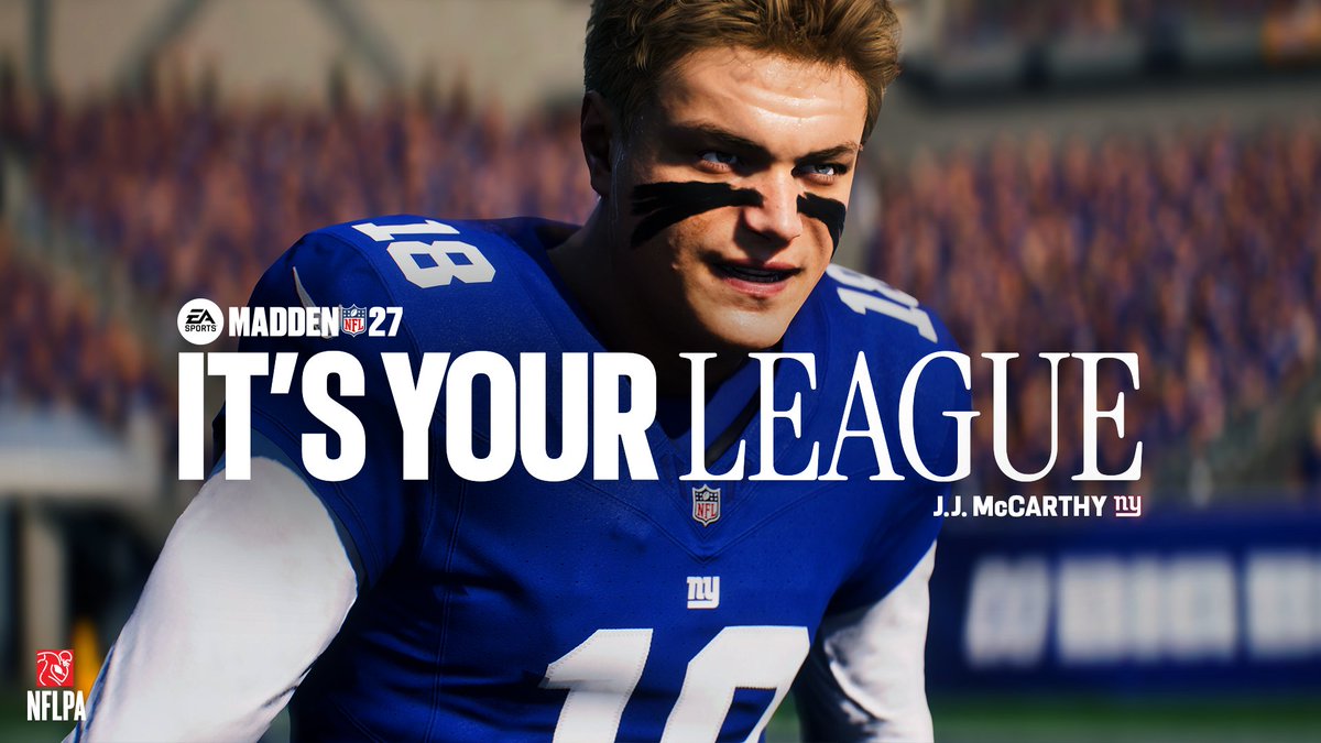 EAMaddenNFL's tweet photo. You're calling J.J. McCarthy's first snap in Big Blue. What's the play? 

#Madden27 roster update drops tonight. https://t.co/CEnNhSvNJp