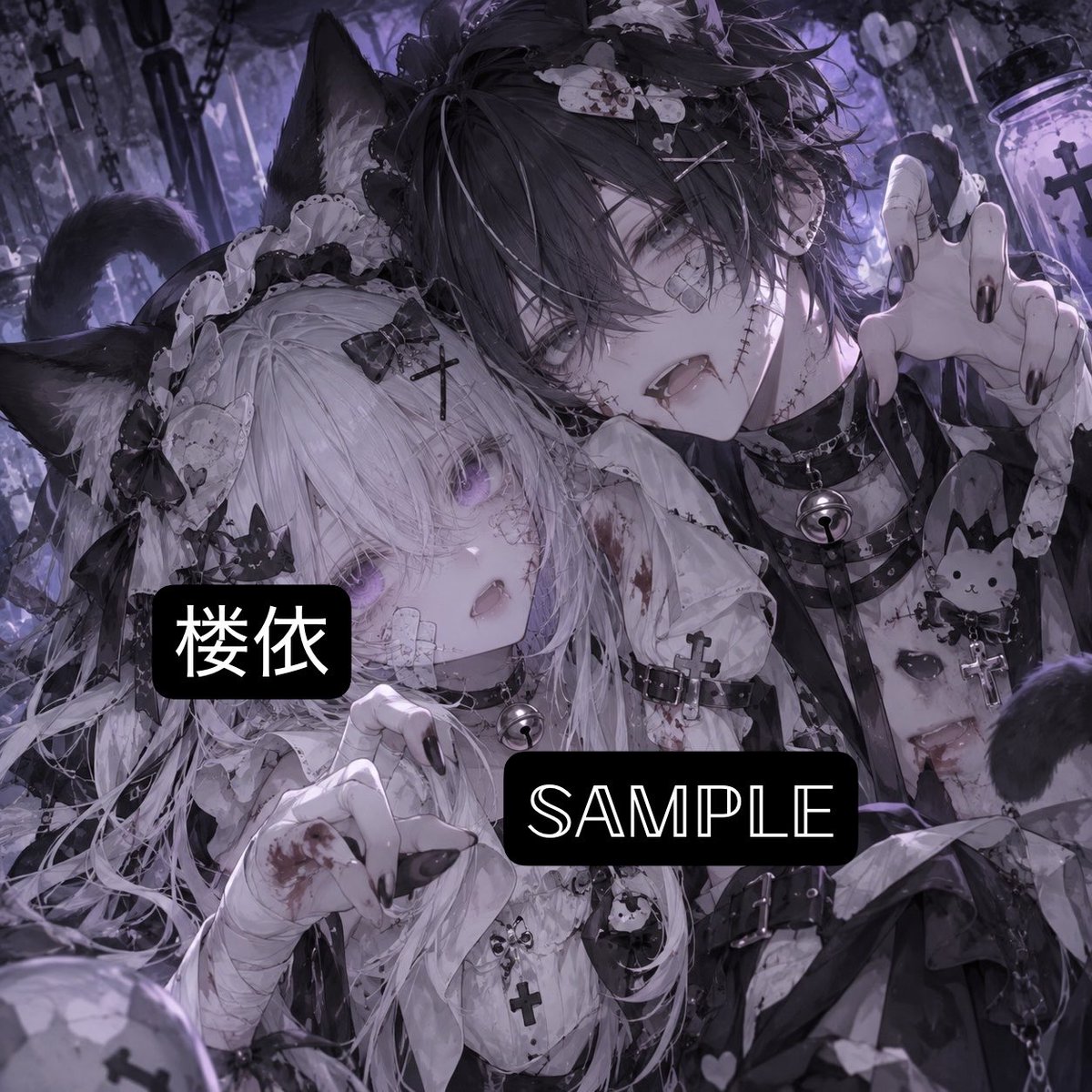 YrAn1n's tweet photo. 黒猫ゾンビ化_(՞⌓°꒷꒦

参加条件
リプ、RT、いいね、フォロー

今回は楼依とのペア画のみです！

テンプレはリプへ

 #楼依𝕡𝕒𝕝𝕝𝕖𝕥
 #プレゼント企画 
 #ハロウィン https://t.co/1mY9sBdUkE