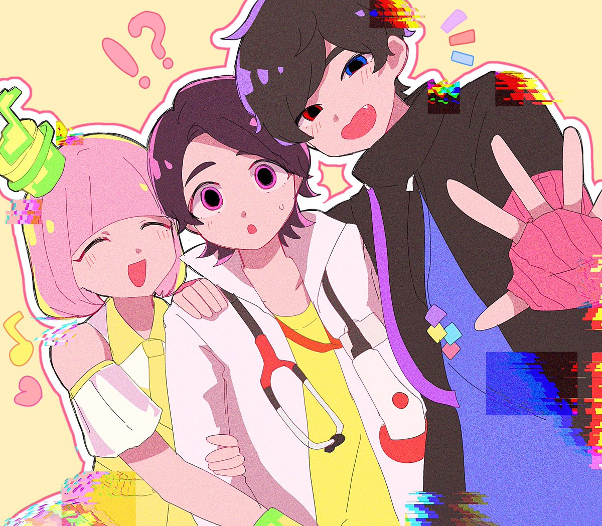wamo_0802's tweet photo. 去年の周年絵再掲です https://t.co/hMFEkmoQLZ
